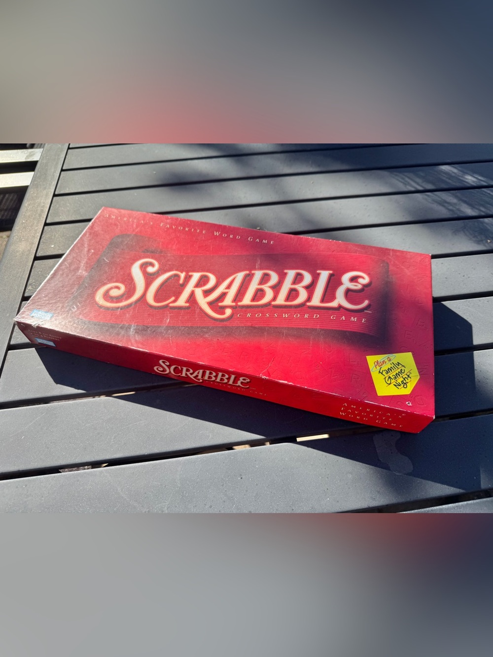 Parker Brothers - Scrabble, Crossword Board Game, Red Box Edition Family Night